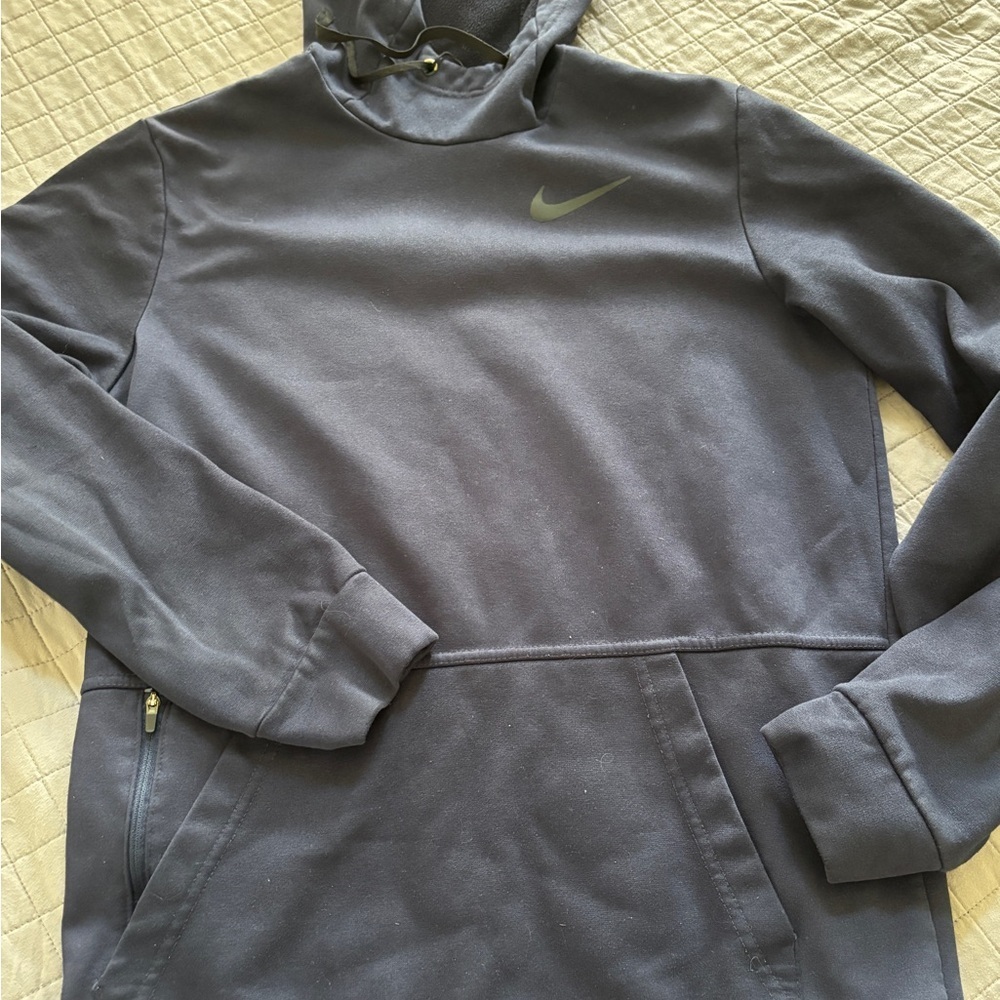 Nike dry fit navy Hoodie